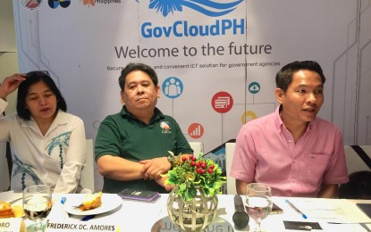 <p><strong>FASTER CONNECTION.</strong> The Department of Information and Communications Technology launched on Wednesday (May 9, 2018) Government Network and Government Cloud  to make the delivery of government services to the people faster, secured and efficient. <em>(Photo by Cindy Ferrer) </em></p>
<p> </p>
